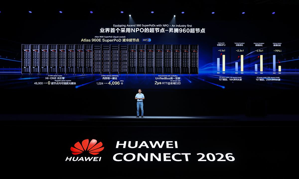 David Wang stellt den Atlas960E vor_Huawei