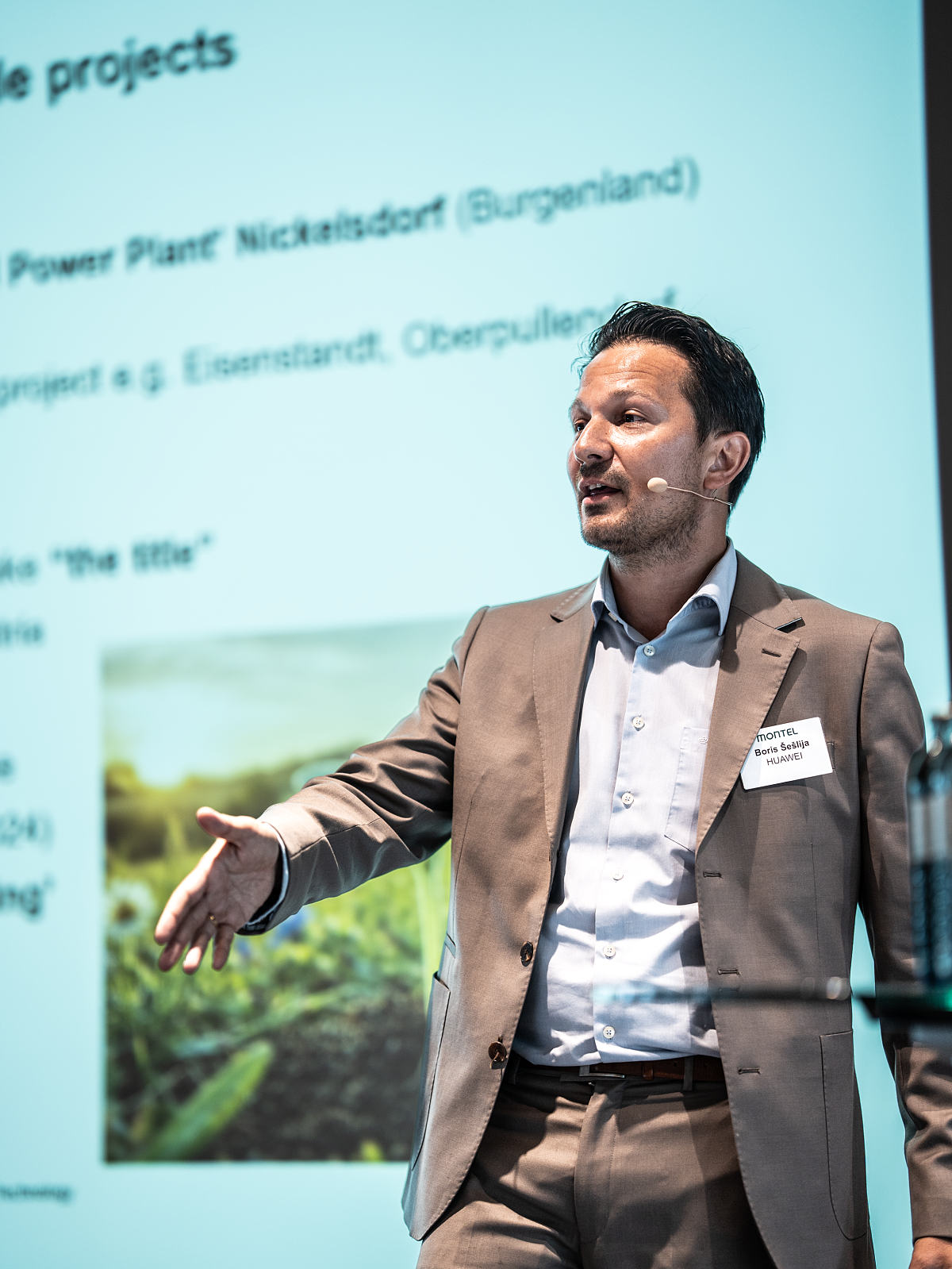 Boris Šešlija von Huawei Austria am Austrian Energy Day